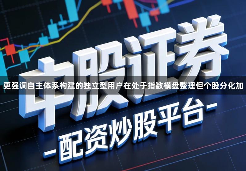 更强调自主体系构建的独立型用户在处于指数横盘整理但个股分化加