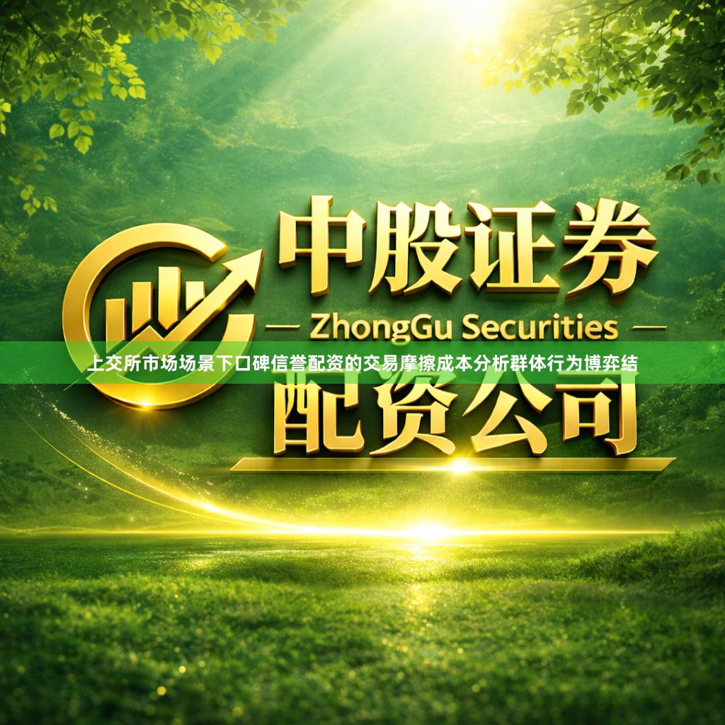 上交所市场场景下口碑信誉配资的交易摩擦成本分析群体行为博弈结