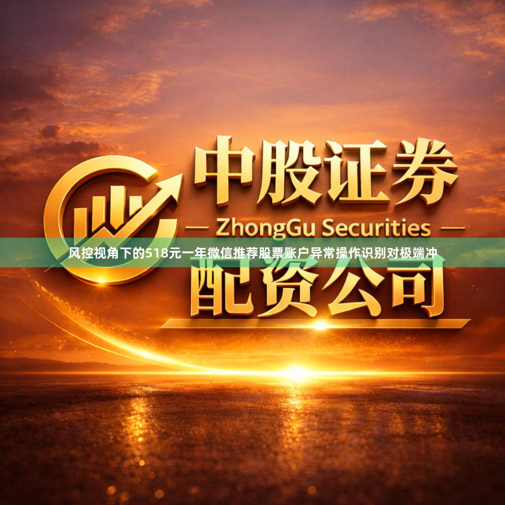 风控视角下的518元一年微信推荐股票账户异常操作识别对极端冲