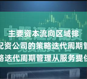 主要资本流向区域排名前五配资公司的策略迭代周期管理从服务提供